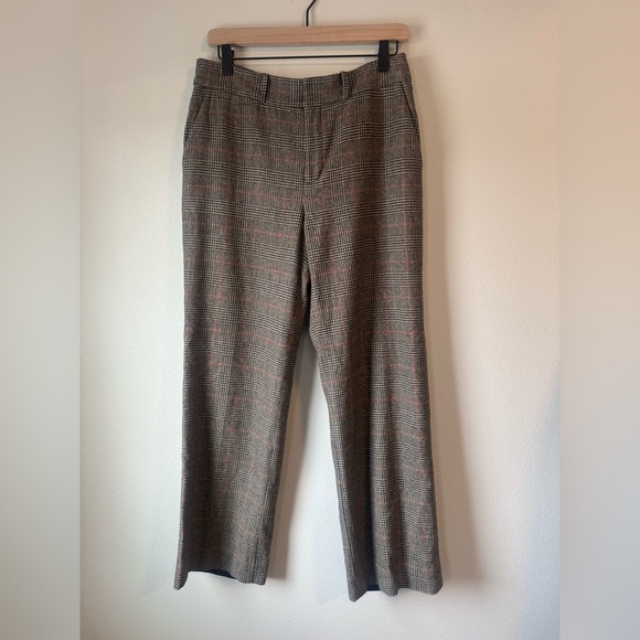 Lauren Ralph Lauren Pants - Lauren Ralph Lauren Wool Blend Brown Plaid Dress Pants